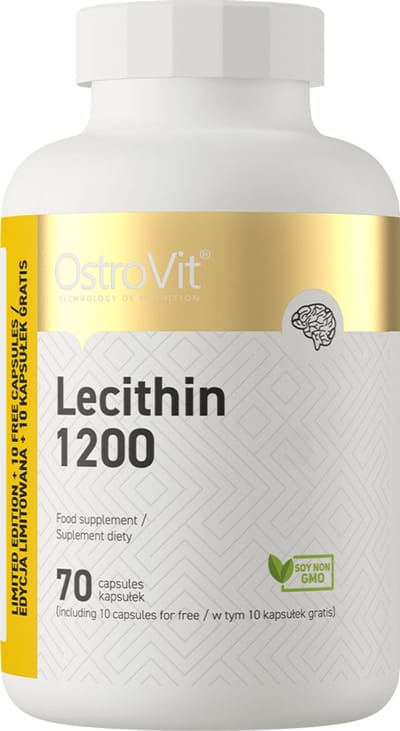 OstroVit - Lecithin - 1200 mg - 70 Softgels - voedingssupplement - fosfolipiden - lecithine