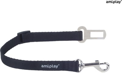 Amiplay VeiligheidsLeiband Basic zwart maat-XL / 45-65x2,5cm