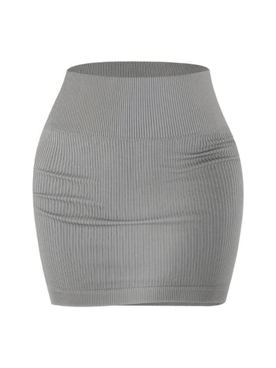 Livano Rokje Dames - Korte - Korte Broek - Wandelrok - Legging - Grijs - S
