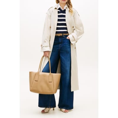Tommy Hilfiger Essential Tote Safari Canvas Size: OS | Handbags Outlet | Dames | Beige