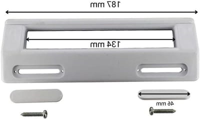 Koelkast Deurklink - Vriezer Handvat - Apparaat Repareren - Verstelbare Montagegaten - 120mm tot 180mm - Wit