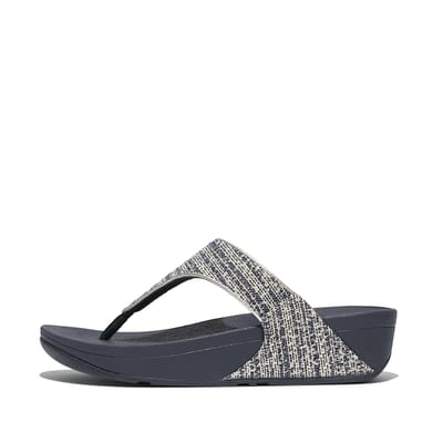 FitFlop Dames teenslippers Lulu Shimmerweave teenslippers met teenband GO1