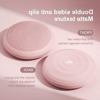Opblaasbaar Evenwichtskussen met Pomp, 34 cm, Ideaal voor Yoga, Pilates en Stabiliteitstraining