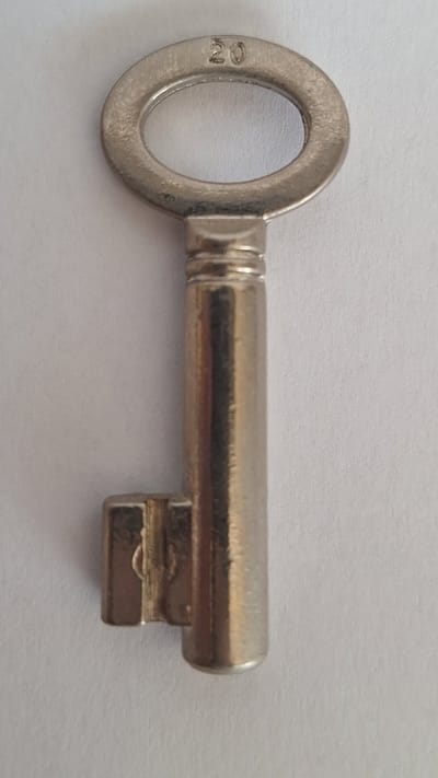 Grendelslot Sleutel KBG070B No.20