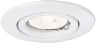 Inbouwlamp Quality zwenkbaar rond 110mm 20° GU5,3 max. 50W 12V dimbaar Wit