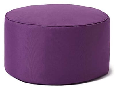 Ronde Hocker voor Binnen en Buiten - Waterafstotende Poef en Zitzak - Ergonomische Stoel voor Volwassenen en Kinderen - Lila Kleur