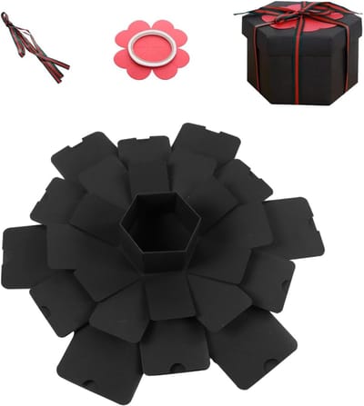 Verrassende Explosie Geschenkdoos, Persoonlijke DIY Cadeaubox, Fotoalbum Collectie voor Verjaardagen en Feesten, Creatieve Herinneringen en Unieke Geschenken