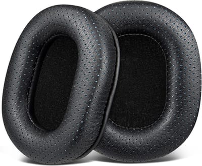 Vervangende Leren Oorkussens voor Audio Headphones met Hoge Dichtheid Schuim - Geschikt voor M50X, M40X, MSR7 en Meer