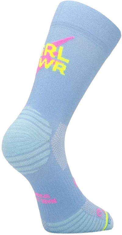 Sporcks Girls Power Blue Sokken Blauw EU 35-37 -hardloopsokken met lichte compressie