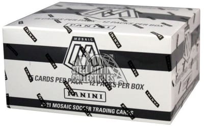 Panini Mosaic UEFA Euro Soccer 2020-21 12 Multi Cello Value Pack Box