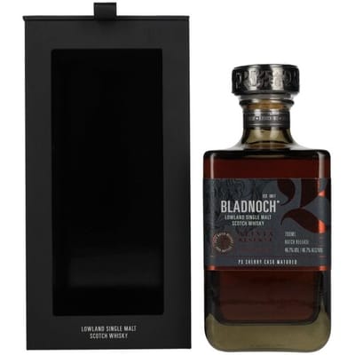 Bladnoch Whisky Bladnoch ALINTA RESERVE Lowland Single Malt Scotch Whisky PX Sherry Cask 2024 46,7% Vol. 0,7l in geschenkverpakking