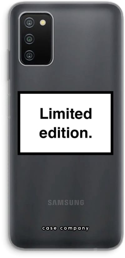 Hoesje geschikt voor Samsung Galaxy A03S hoesje - Limited edition - Soft Cover Telefoonhoesje - Bescherming aan alle Kanten en Schermrand