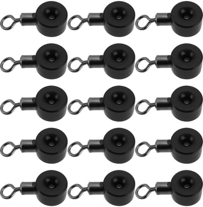 Dailygoods- Pulley 50PCS - Antientanglement Design - Groefbescherming - Geschikt voor Zeevisserij - 22x10mm - Beschermt Hoofdlijn - Visaccessoires