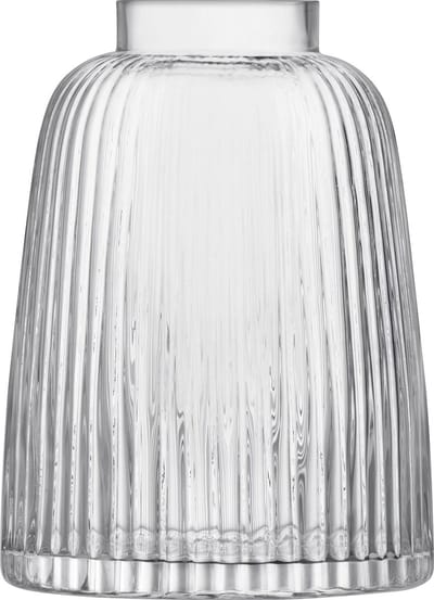 L.S.A. Pleat Vaas - Glas - 26 cm - Transparant
