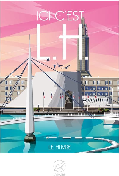 La Loutre puzzel Le Havre 1000 stukjes - legpuzzel volwassenen.