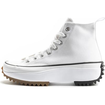 Converse Run Star Hike High Wit Zwart Gum Unisex Sneakers 166799C 36 white