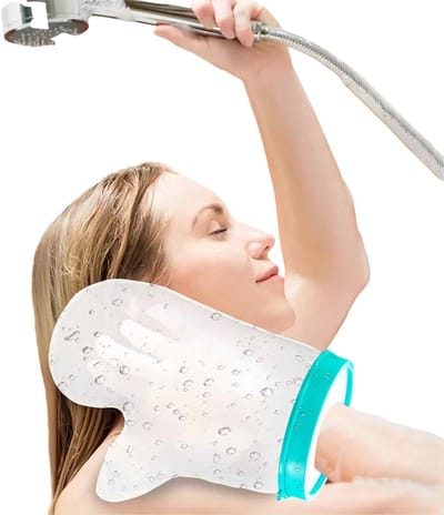 Dailygoods- Gipsbescherming Waterdicht - Gipsafdekking Arm - Herbruikbaar - Flexibel - Comfortabel - Hoogwaardige Siliconen - Douchehoes