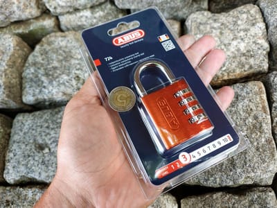 ABUS Cijferslot 724/40 Codekluisje Gym Kast Oranje