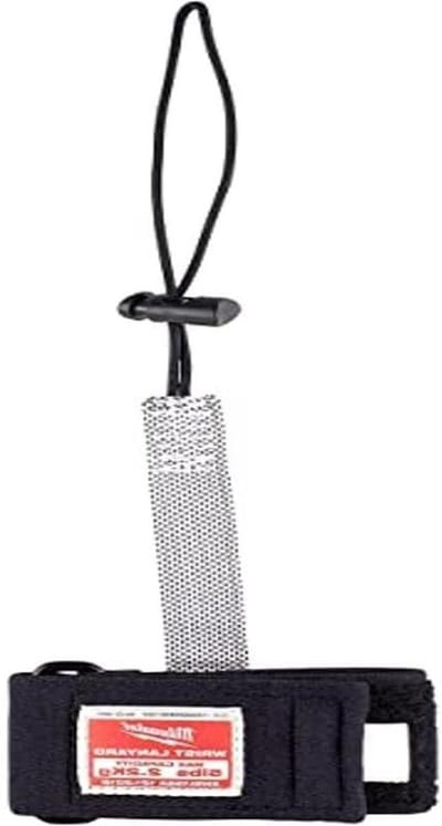Polsgereedschap Zekering - Gereedschap Lanyard - Veilig Werken - Tot 22 kg draaglast - 50 Gram - Wit en Rood