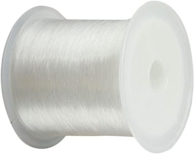 Visdraad Monofilament - Sterke Lijn - Vissen Sieraden Maken - Hoge Slijtvastheid - 5x5x4.5cm - Wit