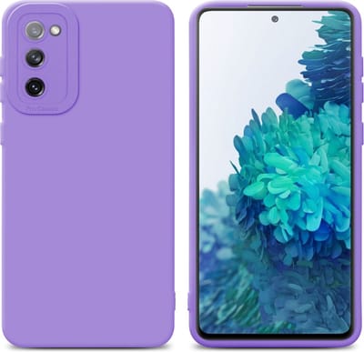 Cadorabo Hoesje geschikt voor Samsung Galaxy S20 FE in FLUID LICHT PAARS - Beschermhoes gemaakt van flexibel TPU silicone Cover Fluid Case