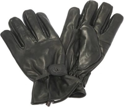 KM - Rodeo - Leren handschoenen - Zwart - S