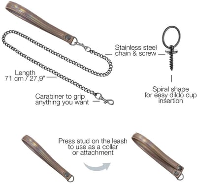 Strap-On-Me – Leash & Dildo Ring Kit