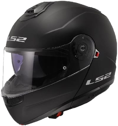 LS2 FF908 Strobe II Mat Zwart 06 Systeemhelm - Helm