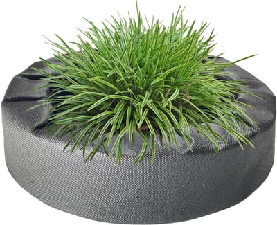 Drijvende vijverplanter - Plantenmand eiland - Vijver decoratie - Stof materiaal - 27 cm
