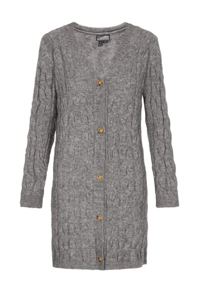 Dreimaster Vest Dames grijs melange