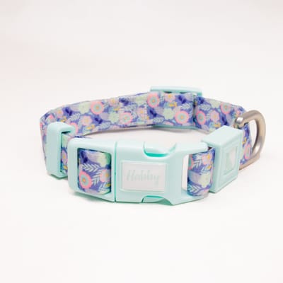 Luxe Halsband voor Honden-Verstelbaar 25 Cm-35 Cm x 1,5 Cm-Flower Garden