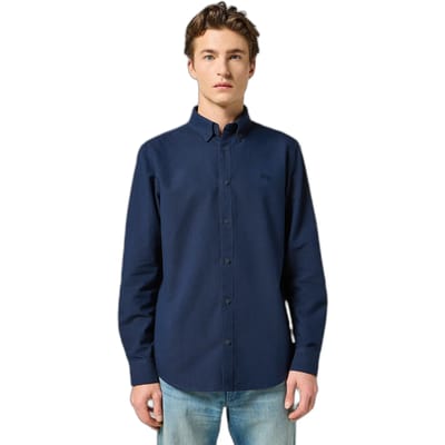 Wrangler Oxford Overhemd Met Lange Mouwen Blauw S Man