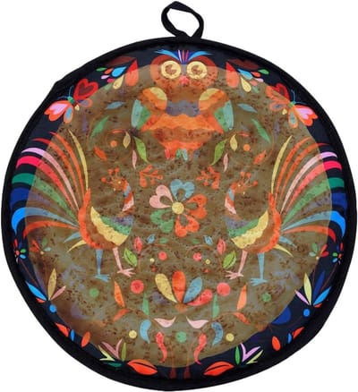 Tortilla Warmer - Taco Houder - Maaltijd Warm Houden - Magnetronbestendig Ontwerp - 30 Centimeter - Happy Bird