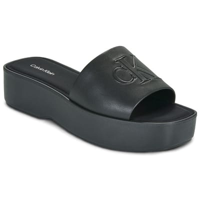 Sandalen met sleehak Calvin Klein Jeans FLATF SNDL LTH MG