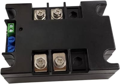 Motor Softstarter - Soft Start Module - Motoren Beschermen - Instelbare Opstarttijd - 110 x 75 x 50 mm - Zwart