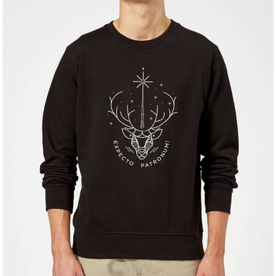 Harry Potter Expecto Patronum trui - Zwart - S