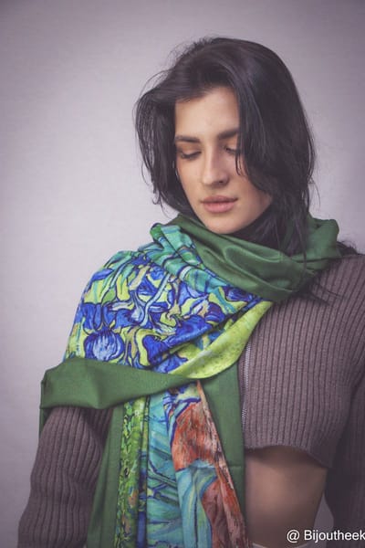 Bijoutheek Sjaal (Fashion) Irissen Van Gogh Print