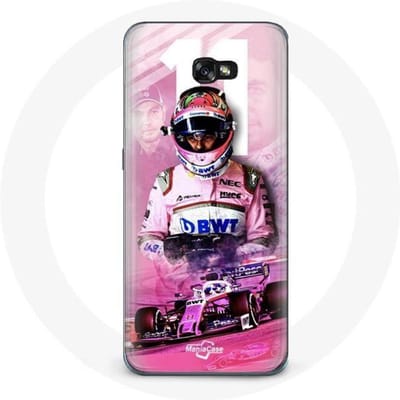 Case voor Samsung Galaxy A3 2016 Formule 1 Sergio Pérez F1 Driver Roze