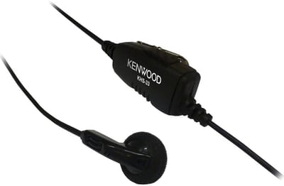 Kenwood KHS-33 oortje 1-Pin K4 1-Pin aansluiting Kenwood PKT-23