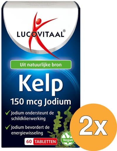 2x Lucovitaal Pure Kelp (60 tabletten)