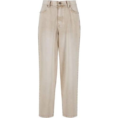 Urban Classics - 90's Jeans white dirty washed Broek rechte pijpen - Taille, 31 inch - Wit