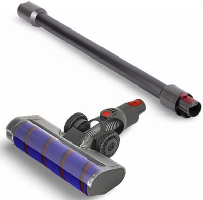 DEGG® - Combi Set - Geschikt voor Dyson Borstel + Stang (donker-grijs) - passend op: V15, V11, V10, V8 en V7 - Premium Kwaliteit
