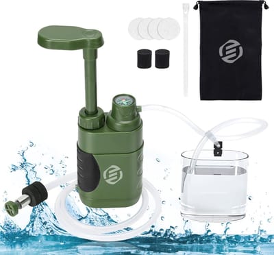Equivera Waterfilter - Waterfilter Survival - Waterfilter Outdoor - Water Filter - Draagbare Walterfilter - Survival Waterfilter