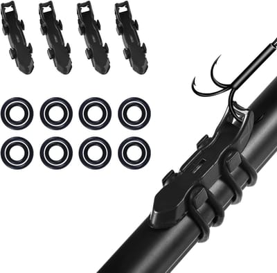Duurzame Magnetische Haak Houder met Rubber Ringen - Ideaal voor Vissen, Hengelaccessoires en Bait Bevestiging