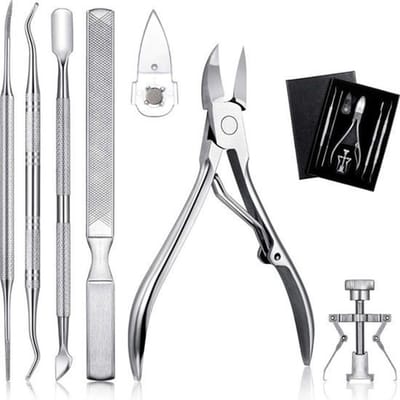Knaak Pedicure Set 7-Delig - Nagelverzorging - Starterset - Nagelknipper - Pedicure - 1 Set