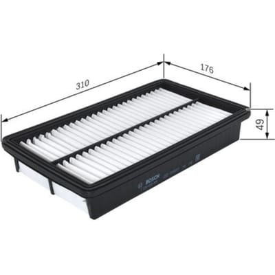 Luchtfilter BOSCH F 026 400 495
