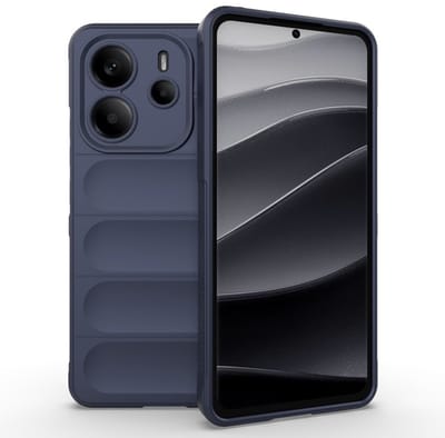 Coverup Hoesje - Geschikt voor Xiaomi Redmi Note 14 4G Hoesje - Coverup Hands-On Rugged Back Cover - Donkerblauw