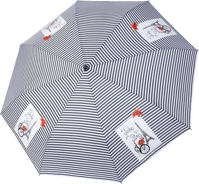 doppler Paraplu Fiber Magic Take Me To Paris Zwart Wit