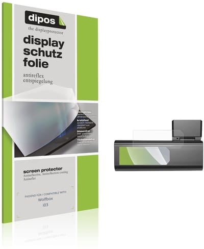 dipos – 4x Matte Beschermfolie geschikt voor Wolfbox i03 | Krasbestendige & antireflecterende Screenprotector Ultra-Thin