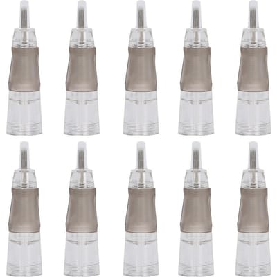 10 stuks Wegwerp Wenkbrauw Tattoo Naalden Microblading Semi-Permanente Make-up Cartridge Naalden(U11(1) ) U9-0.2